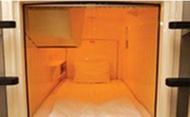 Capsule Hotel & Sauna Ikebukuro Plaza Tokyo prefektur Rum bild